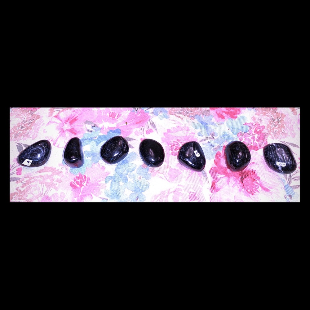 Black Tourmaline Palm Stones